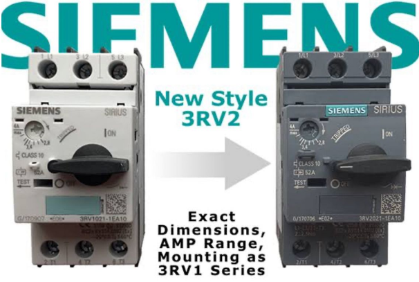 Siemens Manual Motor Starter — 3P, 2.8–4 A (3RV1021-1EA10)